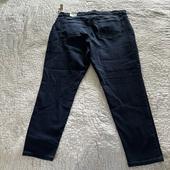 TALBOTS Dark Simply Flattering Jeggings Skinny Ankle Womens Sz 18 MSRP $89.5 - Picture 2 of 14